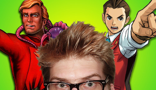 Roger Wilco Space Quest Apollo Justice Ace Attorney Colin Panetta "Burn it all down, Colin..." "Yes, Colin. Make them all pay!"