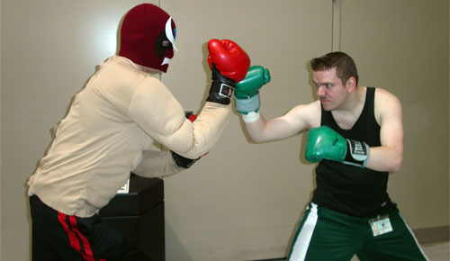 "WingDamage writer by day, Little Mac by night."