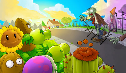 plants-vs-zombies title screen plants-vs-zombies title screen