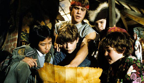 the-goonies treasure map Looking for treasure. Just like the Goonies.